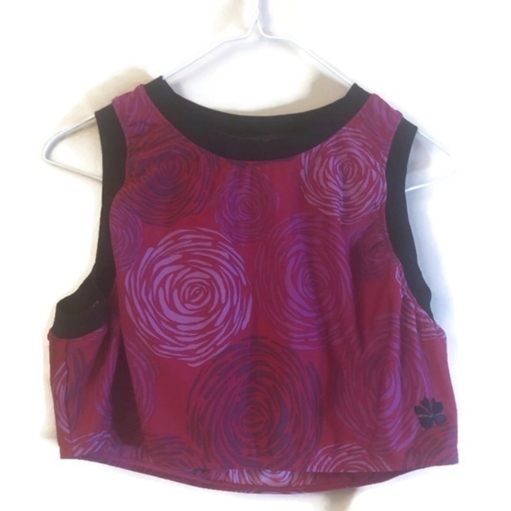 Hapari womens sangria midkini Swim Top Pink Sz Xl